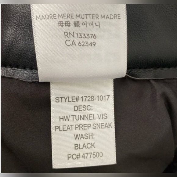 MOTHER High Waisted Tunnel Vision Pleated Prep Pant Size 26 (NWT) - Picture 14 of 14